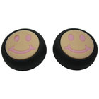 Honbay Smile face pattern pack Thumbstick Thumb Grip Cap Stick Joystick sets Cover Case Silicon Cap for PS4 Xbox one PS3