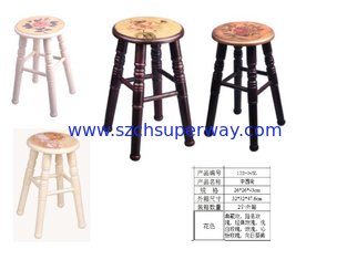 table and chair/stool footstool high chair furnished settle/122-045L/26*26*43cm
