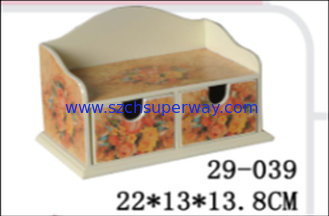 luxury multifunctional factory supplied Wooden storage box  129-039 22*13*13.8cm