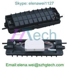 China 24Core Inline Fiber Optic Splice Closure 2In2Out, 4 fiber cable in-out ports supplier