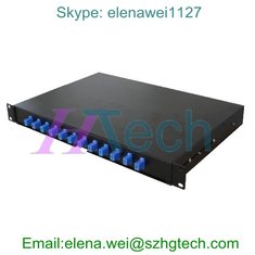 China Drawer type 1U 12Port  SC Fiber Optic Patch Panel,12Core SC ODF supplier