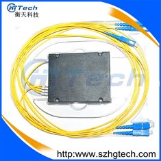 China ABS Box 1*4 PLC Fiber Optic Splitter with SC/UPC connector for FTTH supplier