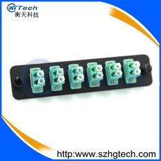 China 6Port LC Fiber Adapter Plate In 24 Port Fiber Optic Patch Panel supplier