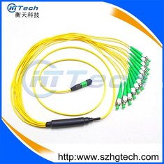 China 9/125um Singlemode MPO-FC/APC Fiber Patch Cord Fanout Fiber Patch Cable supplier