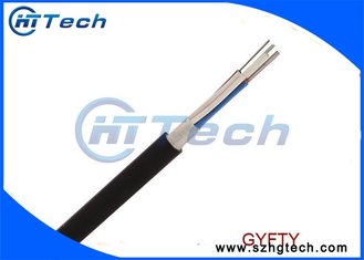 China 24 Cores Dielectric Loose Tube Unarmoured in/out Fiber Optic Cable GYFTY supplier