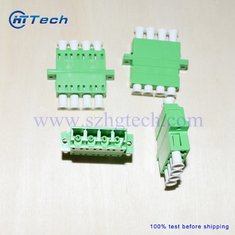 China LC / APC Quad Fiber Optic Adapter , Quad LC Fiber Adapter supplier
