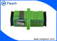 Green Color SC / APC Fiber Optic Adapter Simplex  Low Insert Loss supplier