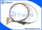 LC Ribbon Type Fiber Optic Pigtail 12Cores Singlemode Multimode Without Jacket supplier