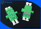 Green Color LC / APC Duplex Fiber Optic Adapter , LC / APC Optical Adapter supplier