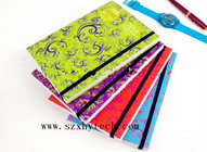 stamping PU leather notebook