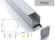 Extra Deep 3-Part Aluminium LED Luminaire Profile(TP020)