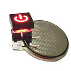 Normally Open Function 90 illuminated tact buttons with LED switches plastic 7.5mm cap