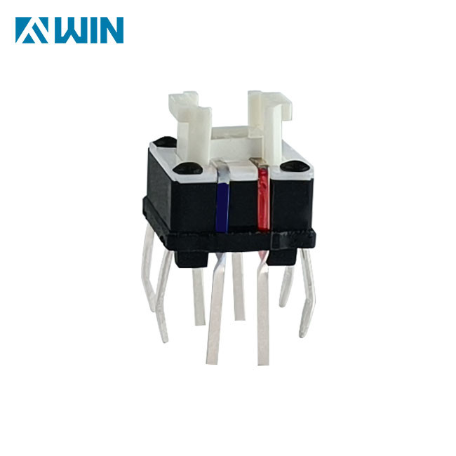China Supplier Reset Mini 7*7MM RGB /Bicolor LED illuminated Tact Switch Push Button
