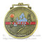 Metal Championship medal with ribbion, enamel sports event medals factory wholesale supplier