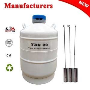 China China liquid nitrogen dewar 20L with straps 6 canisters price in AO supplier