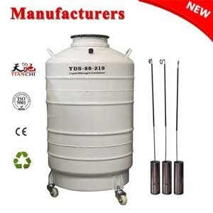 China TIANCHI YDS-80L Cryo shipper dewar with straps 6 canisters price supplier