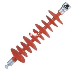 China OEM Electrical High Voltage Composite pin insulator red or grey silicone rubber pin insulator  with fittings supplier