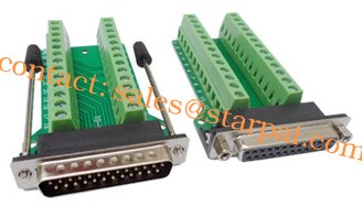 China Signals Breakout Board Serial Port Header DB25 Male / Female terminal block adapter supplier