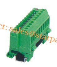 China Din Rail Pluggable Terminal Block socket with 5.08mm Pin Spacing socket arrage:24-12 AWG supplier