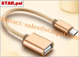 China TC-15 USB To Type C Micro USB Data Transfer Cable , OTG Mobile Phone USB Cable supplier