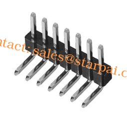 China Single Rows angle Male 2.54mm Breakable Pin Header connector supplier
