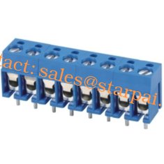 China Wire Protector Terminal Block /Socket with  3.50mm  2 to 24 Poles vertical PCB board supplier
