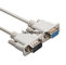 10m Serial  RS232 Com white Male to Female Extension Cable Lead DB9 M TO DB9 F supplier
