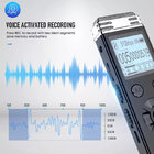 Portable Dictaphone Voice Recorders 32GB Memory Sound Voice Activated for Meeting