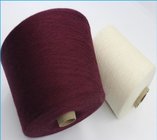 Rayon and wool blended,the color porcelain yarn