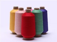 Dope Dyed 100% Polyester High Elastic Yarn 70/2 for Shoe Upper