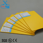 3mm high density yellow frost forex board yellow celuka board, Europe standard full color vinyl sheet China pvc sheet