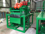 Double Layers Bored Pile Construction Drilling Mud System Vibration Motor Supported，Drilling Mud System