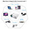 Low noise 1800 lumens LED 720P/1080P home theater projector LCD mobile phone multimedia projector C8 supplier