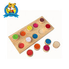 Wooden montessori toy for kids Montessori Wooden Texture Cylinders
