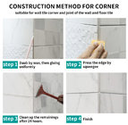 Construction Method by Wax for Tough Surface Tile