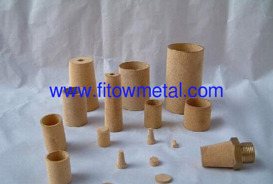 Copper powder sintered filter/muffler/silencer
