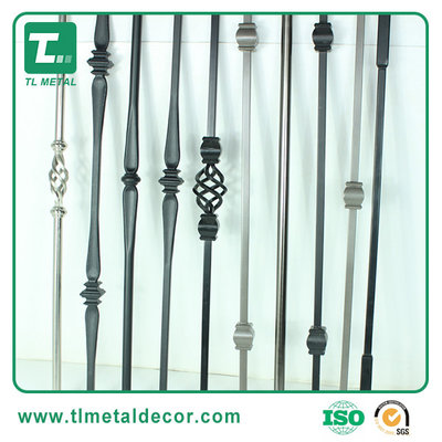 China 1/2&quot; , 5/8&quot; , 3/4&quot;  Wrought iron stair baluster  steel picket China manufacturer supplier