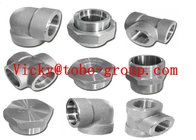Stainless Steel Pipe Fitting Forged UNS N08800 Threaded 90 Degree Elbow