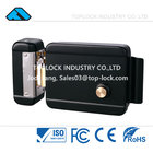 12v DC Elettrika Electric Rim Lock Door Lock with Black Color and Signel end Cylinder Work with Auto Door Opener