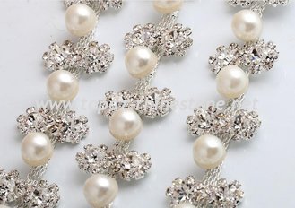 beauty DIY Pearl chain  rhinestone chain ornament fittings for Joker costume tiara bags