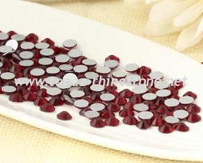 Fuchsia 5mm glass beads manufacturer Non hotfix dmc rhinestones