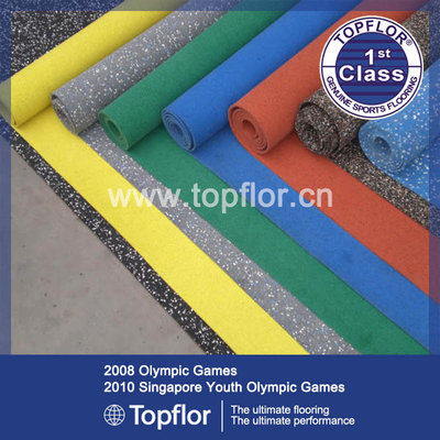 China Colored EPDM Rubber Flooring for Gym Use supplier