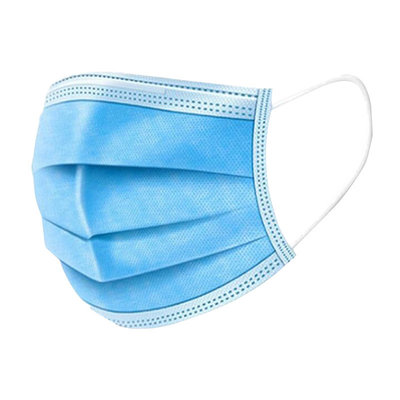 China CE best blue white 3 ply face mask disposable supplier