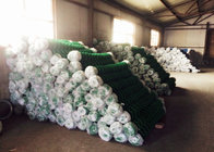 Green and Blue Powder Coated Woven Wire Mesh Fence