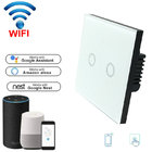 Wireless WiFi Touch Switch interruptor wifi Wall Light Switch with Glass Panel eWelink App Smart Switch EU Standard