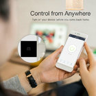 Smart Wifi Wall Touch Sensor Switch Remote Control 1 2 3 Gang Wireless Led Light Smart Touch Screen Switch Glass EU/UK