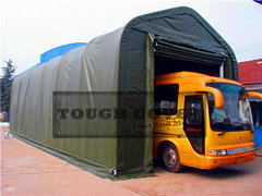 China Strong structure and durable PVC fabric, 5.5m Wide Bus Shelter supplier