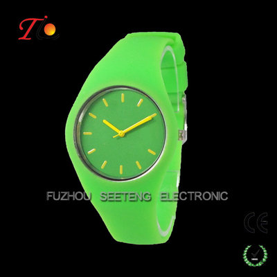 China Promotional smooth silicone ice style watch as gift for Christmas promotion supplier