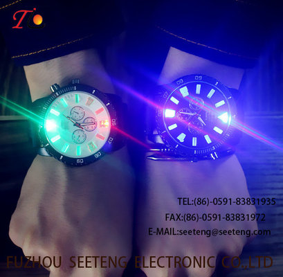 China Men watch movement watch quartz Wrist Watch  suitable for climbing outdoor for men customLOGO with seven color light supplier