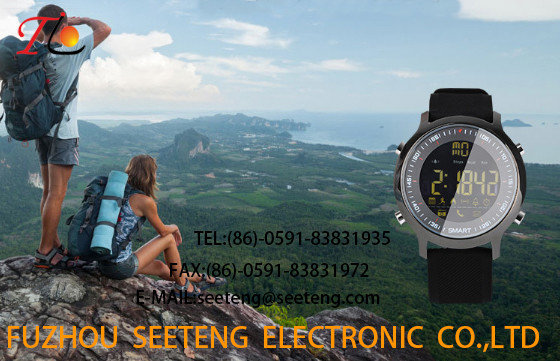 China wholesale Silicone watch  with alloycase and Compass funcmovement watch Suitable for mountain climbing and outdoor sport supplier